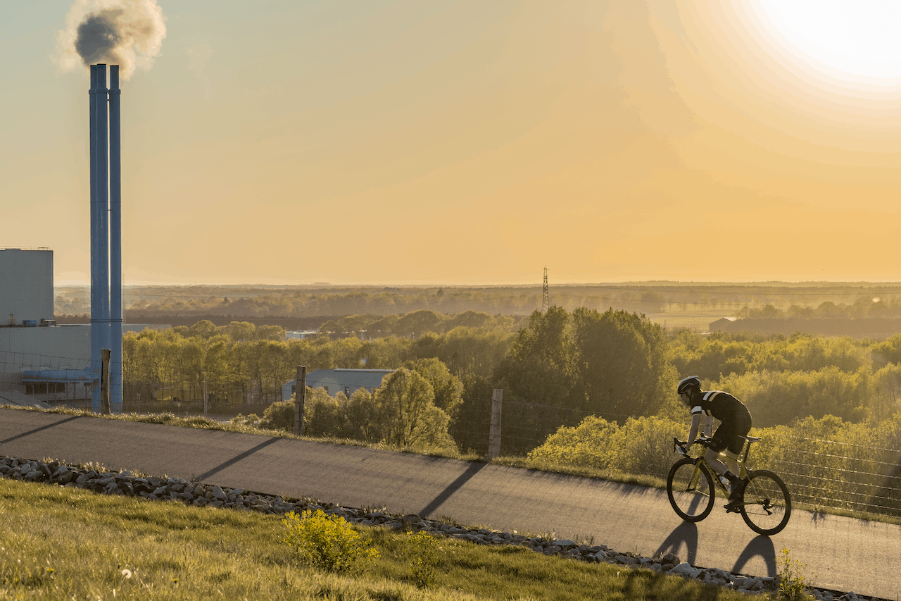 Vuilnisbergen: fietsen over kunstmatige heuvels (kaart)
